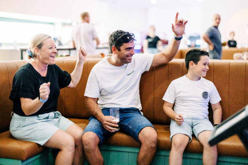 Ten-pin bowling fun for the whole family at Rutherford Dullboy's.