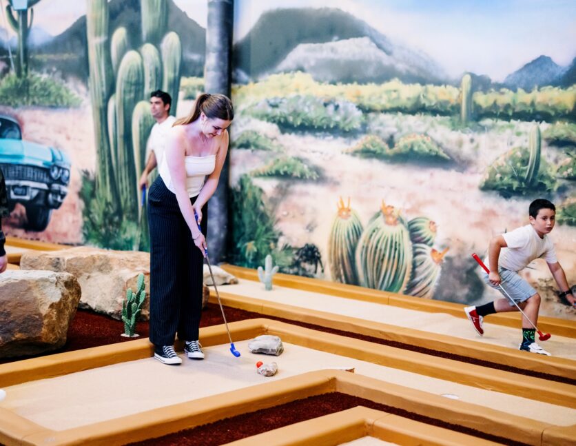 18-hole mini-golf at Dullboy's Social Co Rutherford